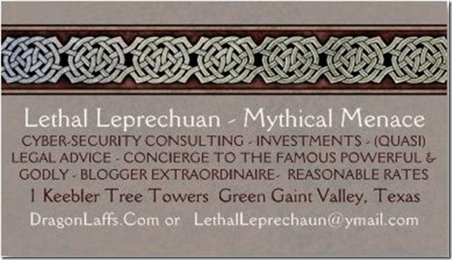 Lethal's Business Card