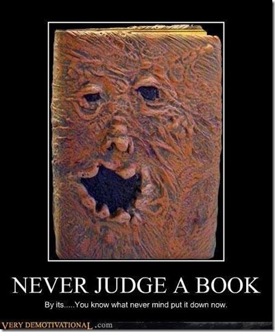 Never judge a book