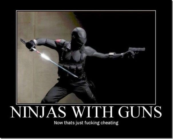 Ninjas with guns
