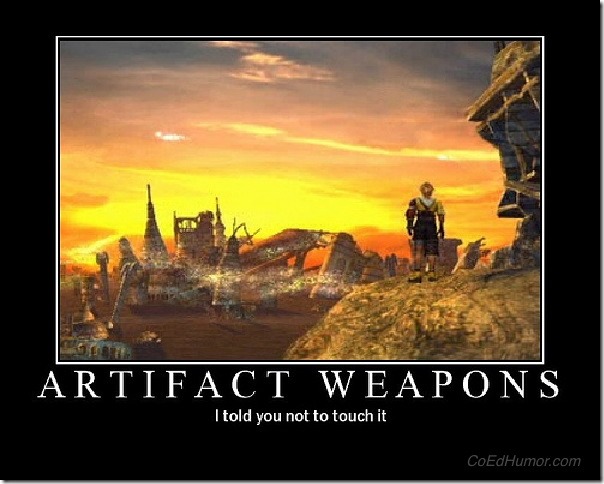 Artifact Weapons