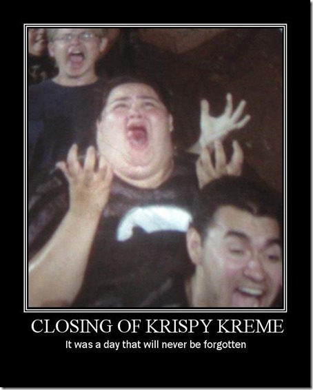 Closing of Krispy Kreme