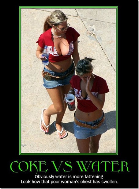 coke vs water