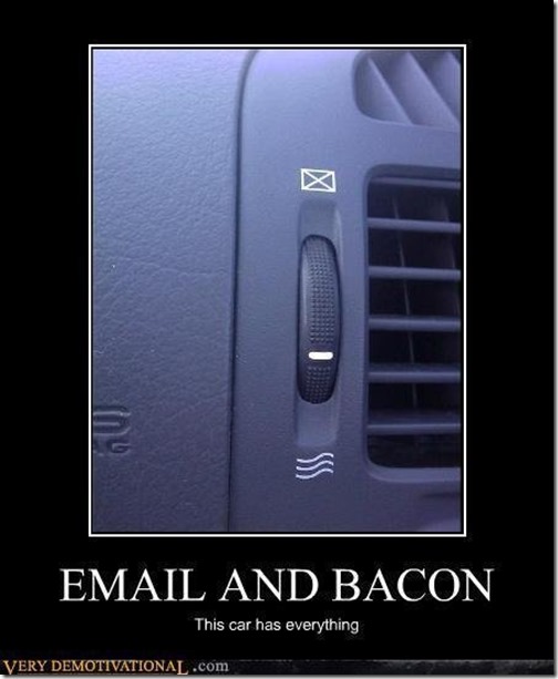 email and bacon