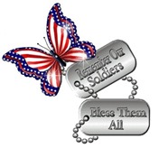 Butterfly dog tags