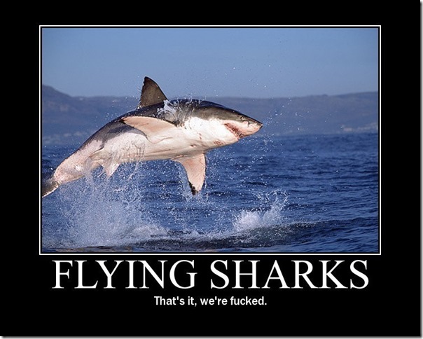 flying sharks