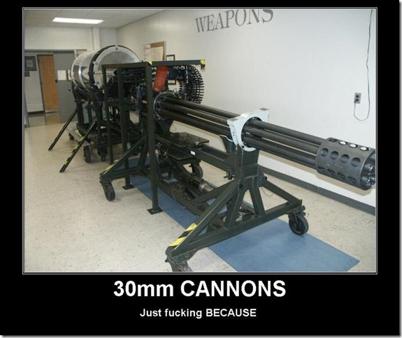 30mm cannons