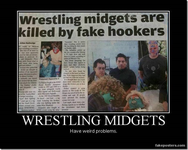 wrestling midgets