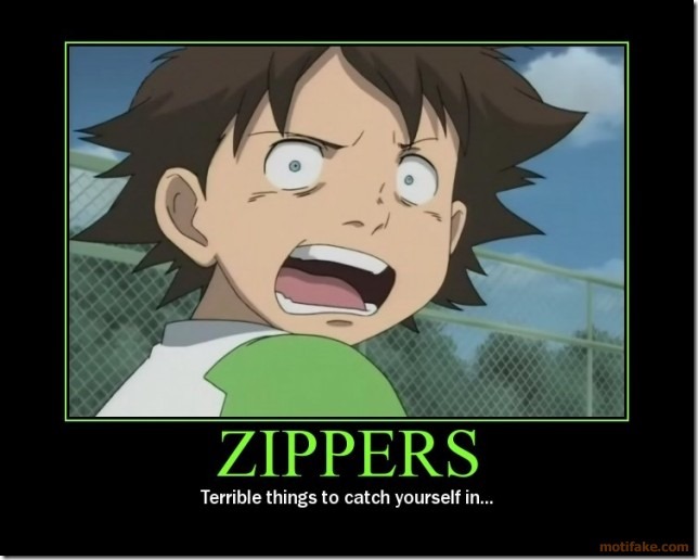 zippers