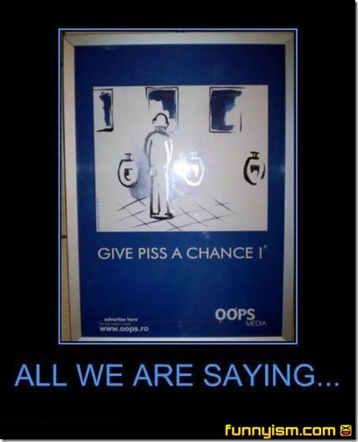 All we are saying is