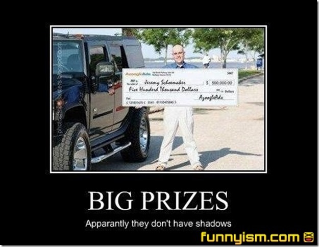 Big prizes