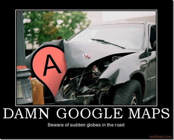Damn Google Maps