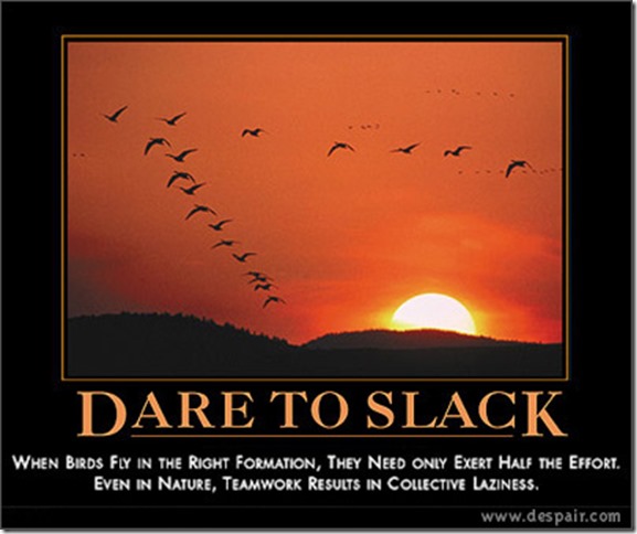 Dare to slack