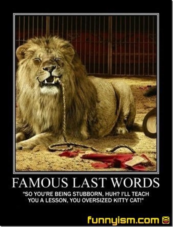 Famous Last Words (2)