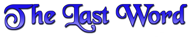 Last Word