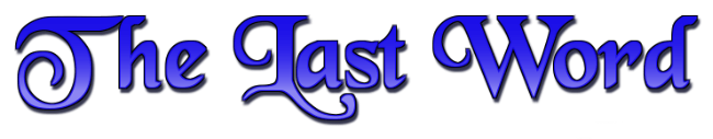 Last Word