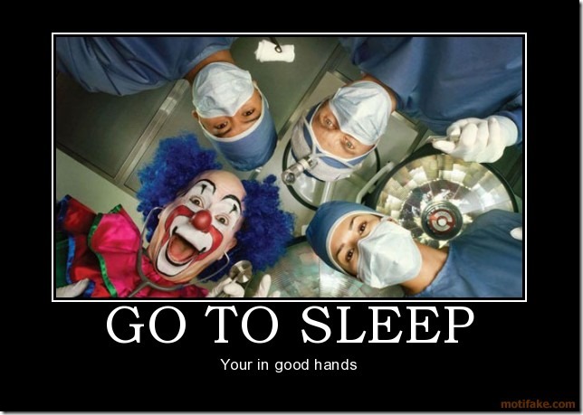 go to sleep