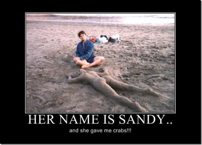 Her name is sandy